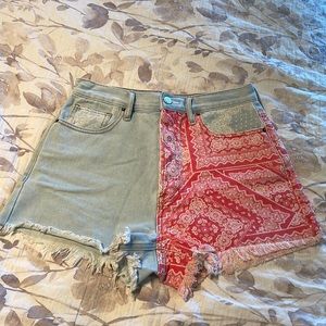 Pacsun High Waisted Festival Short Size 27